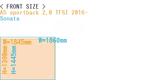 #A5 sportback 2.0 TFSI 2016- + Sonata